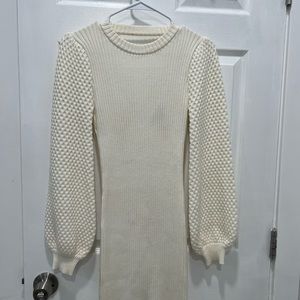 Sweater dress . White stylist